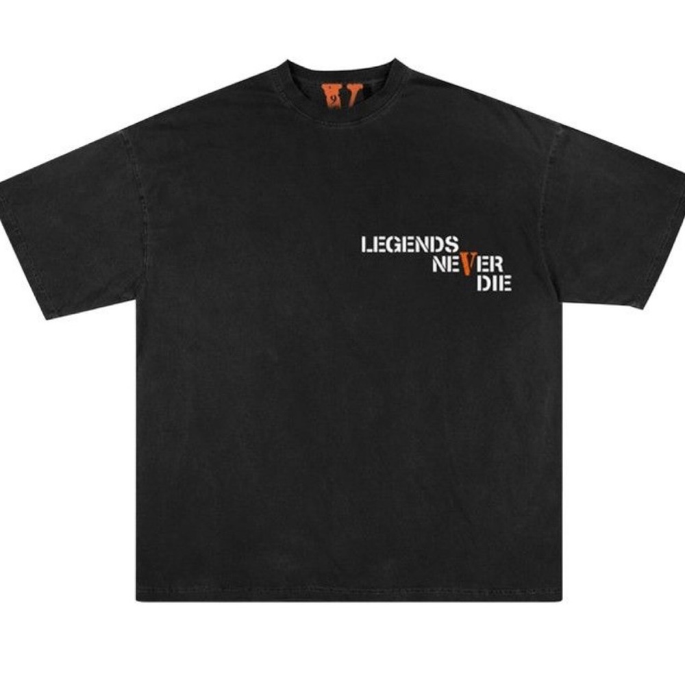 Vlone x Juice WRLD 999 ‘Legends Never Die’ T-Shirt Size Large